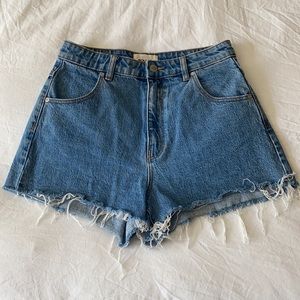 Rolla’s High Waist Denim Shorts